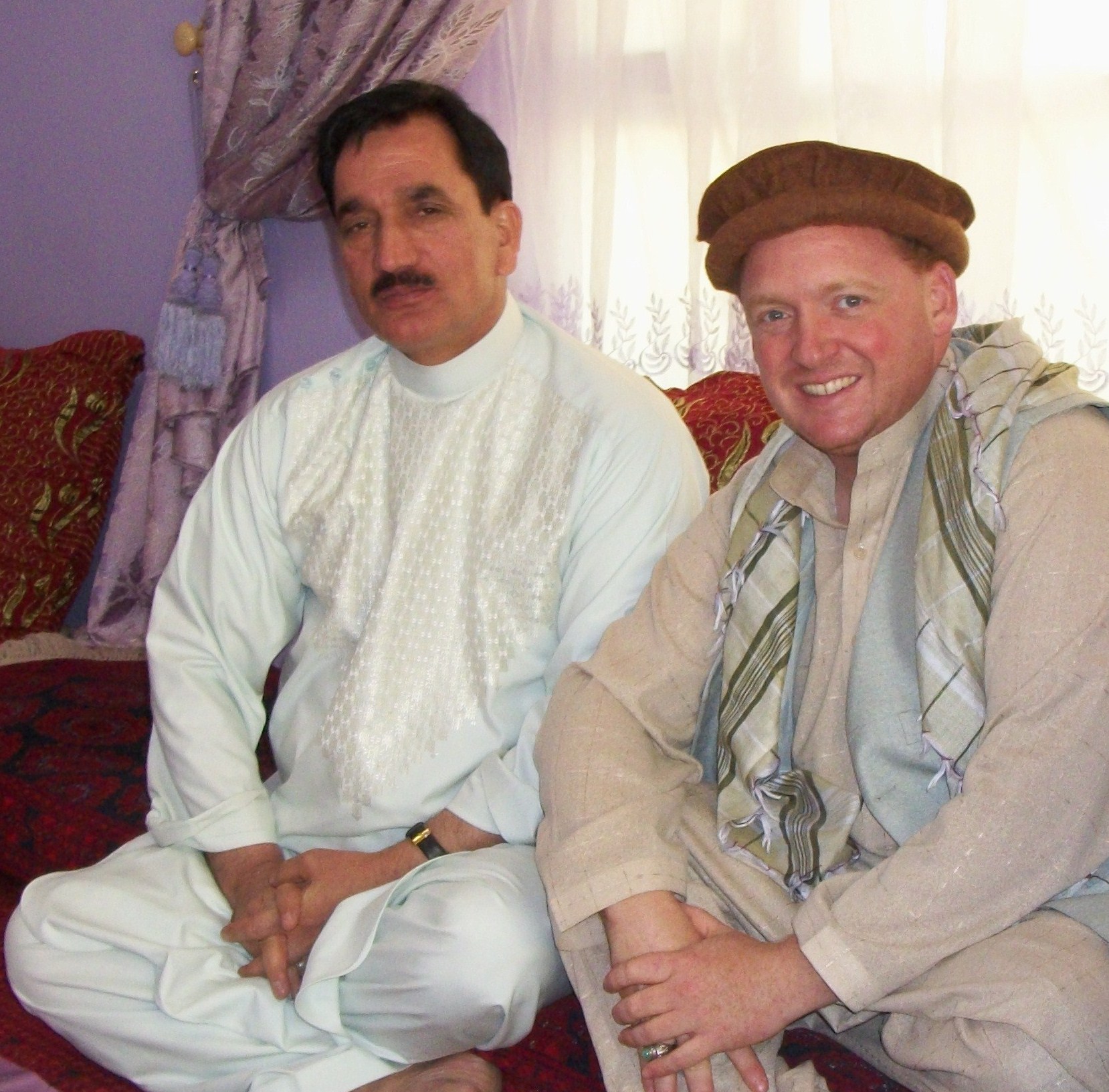 Eid observance with General Abdul Wakil, commander of the Northern Alliance Second Central Corps.