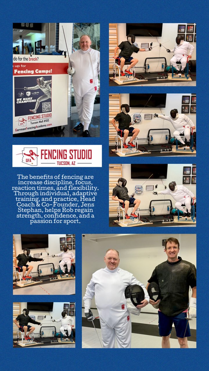 Dr. Rob in sport fencing context